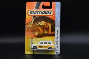 Matchbox Austin FX4 Taxi White M5334 Diecast Mattel 2007 8/12 READ - Picture 1 of 2