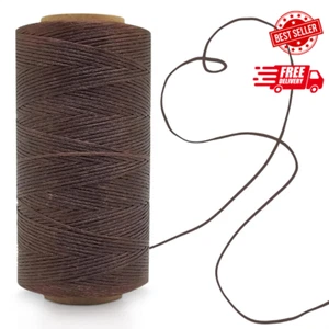 284 Yards Leather Wax Thread for Sewing - 1Mm String for Crafts Leather Sewing T - Picture 1 of 10
