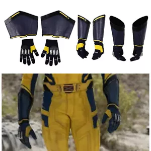 Guanti Deadpool 3 Wolverine James Logan braccialetto guanto finta pelle Halloween - Foto 1 di 12