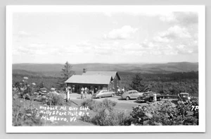 RPPC Hogback Mt VT Gift Shop Molly Stark Trail Cars People VTG Unposted Postcard - Picture 1 of 2