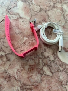 First generation Sony watch band in pink and power cord only *no watch* NEW - Picture 1 of 7