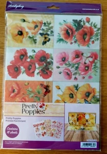 Hunkydory Pretty Poppies Printed Pergament - Bild 1 von 1