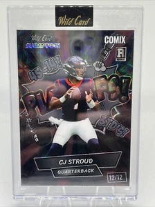 2023 Wild Card Alumination Comix - C.J. Stroud Black Label RC 12/12 - ACGP2-CS2 - Foto 1 di 2