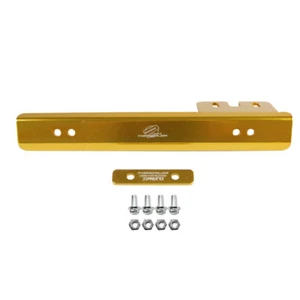 Soporte de montaje de placa de matrícula frontal dorado universal - Imagen 1 de 5