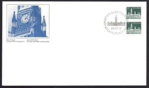 Canada #1194a "PARLIAMENT BUILDING" Brand New 1989 Coil Pair Issue - Picture 1 of 2