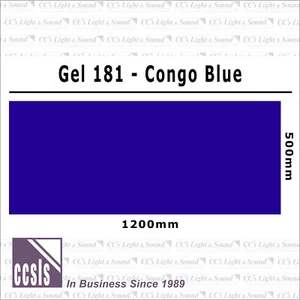 Clear Color 181 Filter Sheet - Congo Blue - Bild 1 von 2