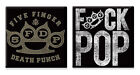 Five Finger Death Punch Band Logo neu offiziell 2 x Kühlschrankmagnet Geschenkset