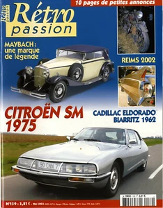 RETRO PASSION Nr. 139 05/2002 CITROEN SM ELDORADO BIARRITZ MAYBACH - Bild 1 von 1