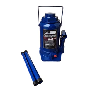 32 Ton Hydraulic Cylinder Bottle Jack Car Van Truck Caravan Lift W/ Safety Valve - Picture 1 of 4