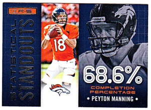 2013 Panini Rookies & Stars Statistical Standouts #11 Peyton Manning Denver Bron - Bild 1 von 1