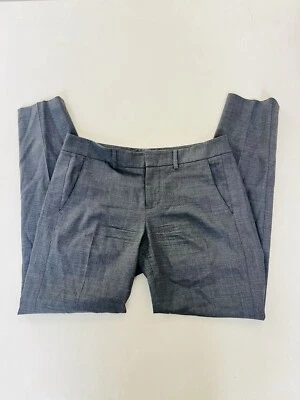 Pantalones ajustados de lana Vince gris tiro bajo 2 Foto 1 de 4