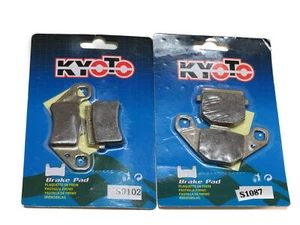 Kyoto Brake Pads Front & Rear For Mh/Motorhispania MH 10 50 Pro SM 2013 - Picture 1 of 3