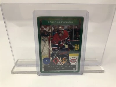1995-96 Playoff Hockey One on One Challenge Patrick Roy #166 * Add +1 to Skate  - Image 1 of 2