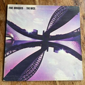 THE NICE - FIVE BRIDGES EX-/EX VINYL LP - Foto 1 di 9
