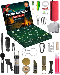 Survival Adventskalender 2025: 24 Tage Outdoor Set für Erwachsene und Jugendliche - Bild 1 von 12