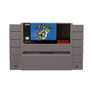 Super Mario World Super Nintendo (SNES) Original Videospiel in gutem Zustand - Bild 1 von 5