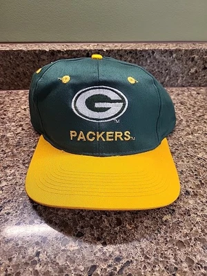 Gorra de los Green Bay Packers Snapback Logo Verde NFL Fútbol Día del Juego De Colección Foto 1 de 4