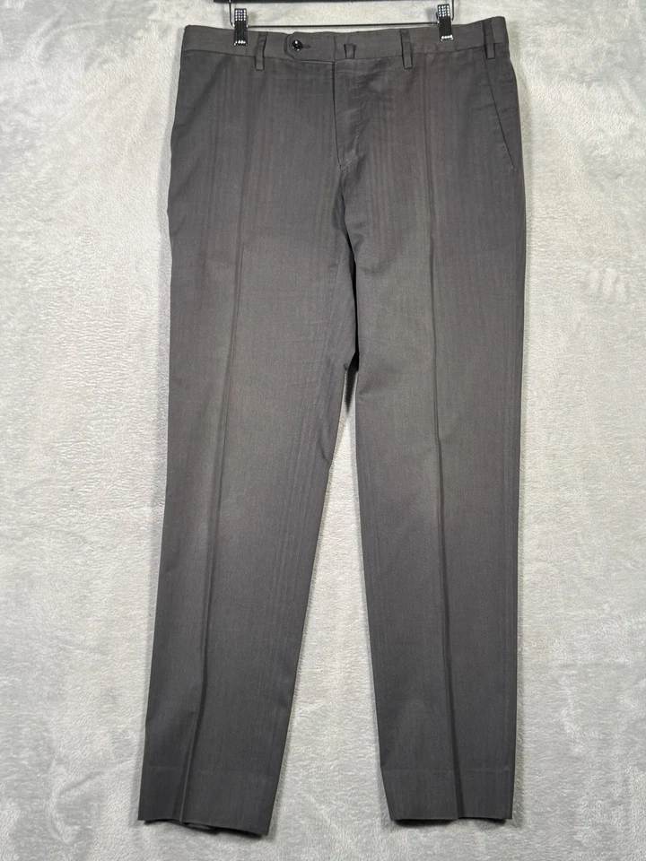 Pantalones de vestir Incotex 1951 para hombre EU 50 gris mezcla de lana alta comodidad hechos en Italia Foto 1 de 4