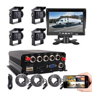 4-CH Remote View GPS WiFi 1080P BUS Truck Video Recorder DVR IR Camera System - Picture 1 of 7