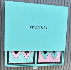 Vintage Tiffany Co Sealed 2 Decks Playing Cards made In Spain - Picture 1 of 10