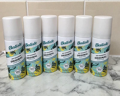 Batiste Hair Original Dry Shampoo (6 x 50ml) - Travel Size