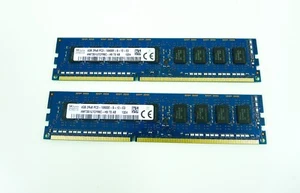 Sticks RAM de memoria de escritorio Apple Mac Pro 8 GB (2x4 GB) PC3-10600 DDR3 1333 MHz FABRICANTE DE EQUIPOS ORIGINALES - Imagen 1 de 8