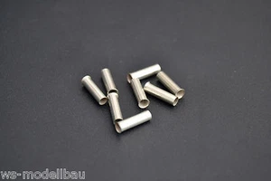 8 embudos de admisión o tubos de escape 2,6 x 12 mm para Slotcars 1:24 NUEVO - Imagen 1 de 2