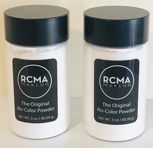 RCMA Makeup Original Professional No Colour Translucent Loose Powder 85g x 2 - Picture 1 of 2