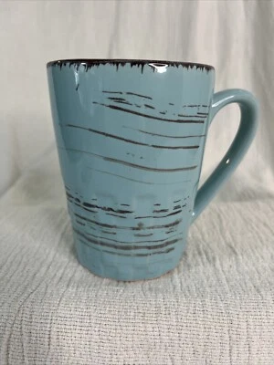 Taza de café LORREN HOME TRENDS repuesto tejido envejecido verde azulado LH516 Foto 1 de 4