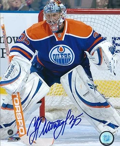 Autographed 8x10 NIKOLAI KHABIBULIN Edmonton Oilers photo - w/COA - Picture 1 of 1