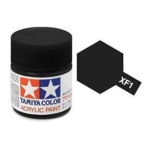 Tamiya Acrylic Color XF1 - Flat Black - Nero Opaco TC81701 - Foto 1 di 4