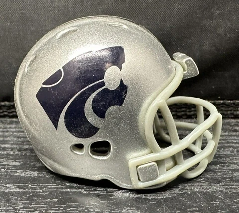 KANSAS STATE WILDCATS NCAA FOOTBALL POCKET SIZE HELMET RIDDELL FREE SHIPPING Cover