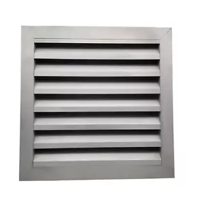 250mm Aluminium Weatherproof Louvre External Wall Vent with Mesh - VW250 - Picture 1 of 3