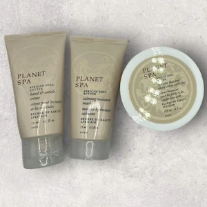 3-teiliges Avon Planet Spa Set Nagelhautcreme, beruhigende Maske, Fußcreme - Bild 1 von 2