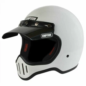 Simpson M50  Helmet Motorcycle Helmet DOT Approved - LIMITED SIZES WHITE - Bild 1 von 2