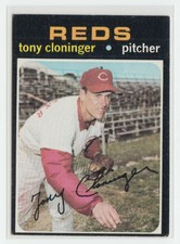 1971 Topps Tony Cloninger #218  Cincinnati Reds CIN