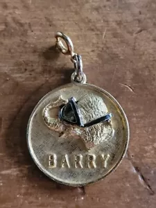 Barry Goldwater Vintage 1964 politische Präsidentschaftskampagne Gold Charm - Bild 1 von 3