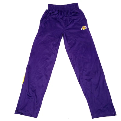 Calça roxa Los Angeles Lakers NBA pequena com zíper no tornozelo bolso cordão - Imagem 1 de 4