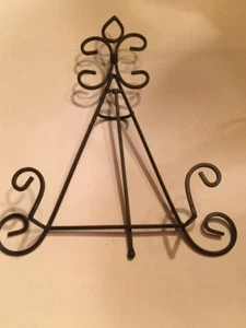 Cast Iron Tripod Table Display Easel Foldable Painting Photo Plate 12" x 15" - Picture 1 of 1