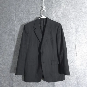 Canali Pure Wool Suit Jacket Blazer Men's 54R Black Italy Proposta Houndstooth - Picture 1 of 24