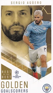 Topps Best of the Best Champions League 20/21 Nr. 94 Agüero Golden Goalscorers  - Bild 1 von 1