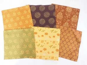 A vintage Japanese kobukusa (silk cloth) set - 6 pieces W6" c2010s YTK507 - Picture 1 of 13