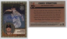 2018 Topps Update Series Superfractor 1/1 Chris Stratton #119 Rookie Auto RC