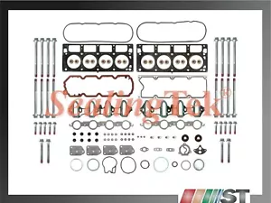 Juego de juntas de culata del motor Fit 02-04 GM Vortec 4800 5300 V8 MLS + kit de pernos - Imagen 1 de 1
