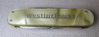 复古 20 世纪 60 年代 Arthur Salm 多工具西屋广告刀 索林根 德国 — 第 1/4 张图片