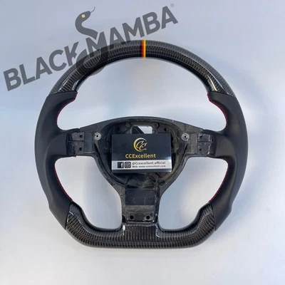 For Volkswagen MK5 GTI GLI R32 Passat Jetta Golf 5 Carbon Fiber Steering Wheel Foto 1 de 4