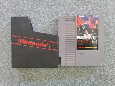 Mike Tyson's Punch-Out (Nintendo NES, 1987) Cartridge and Sleeve - Tested Works - Image 1 of 4