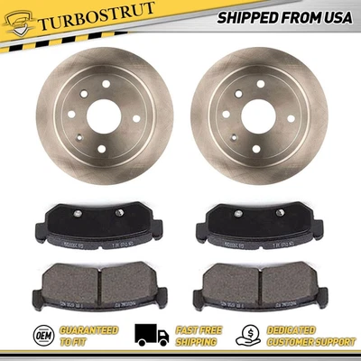 Kit de pastillas de cerámica de freno de rotores de freno traseros originales para Chevrolet Optra 2004-2007 Foto 1 de 4