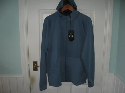 BNWT MENS EVERLAST FULL ZIP TRAINING HOODIE XL  41"-43" BLUE KANGAROO POCKET - Image 1 of 4