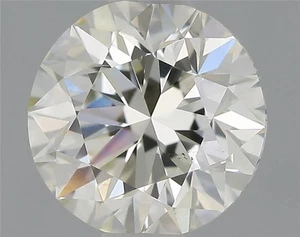 0.70 Ct Loose Round Cut 5 mm Real Natura Diamond GIA CERTIFIED K/VS Clarity - Picture 1 of 7